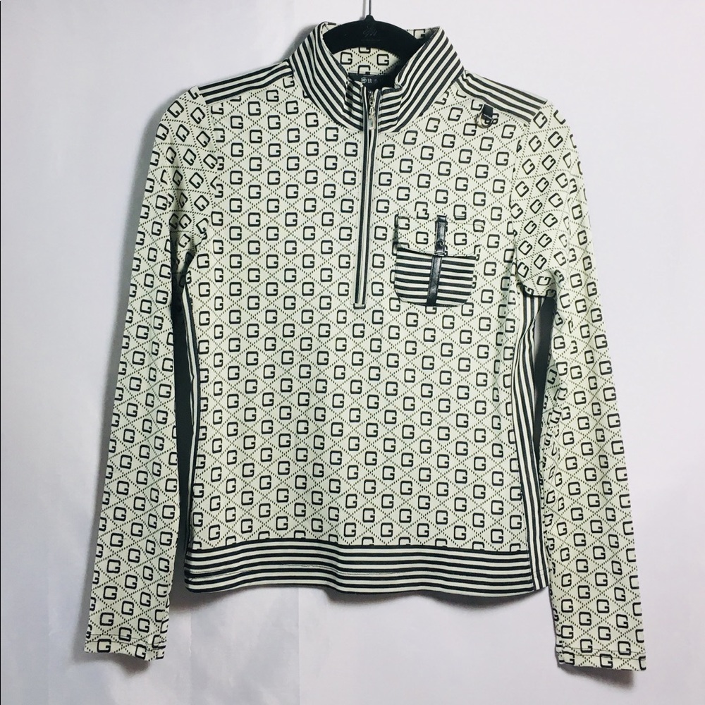 Su Yun Juniors XS Long Sleeve 1/4 Zip Pullover Top